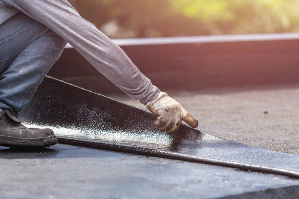 Professional Basement Waterproofing technician working in Mulberry, IN